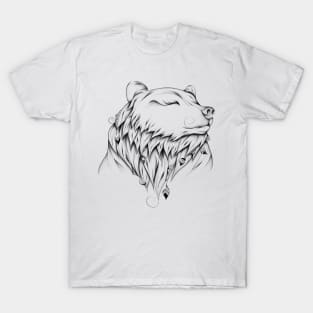 Poetic Bear B&W T-Shirt